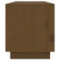 vidaXL Mueble de TV madera maciza de pino marrón miel 140x35x40 cm