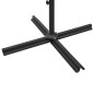 vidaXL Sombrilla doble con palo de acero antracita 600 cm vidaXL Sombrilla doble con palo de acero antracita 600 cm