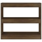 vidaXL Estantería/divisor de espacios roble marrón 80x30x72 cm vidaXL Estantería/divisor de espacios roble marrón 80x30x72 cm