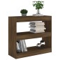 vidaXL Estantería/divisor de espacios roble marrón 80x30x72 cm vidaXL Estantería/divisor de espacios roble marrón 80x30x72 cm