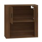 vidaXL Armario de pared madera contrachapada marrón roble 80x33x80 cm vidaXL Armario de pared madera contrachapada marrón roble 80x33x80 cm