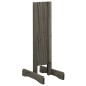 vidaXL Valla de jardín enrejado madera maciza de abeto gris 120x60 cm vidaXL Valla de jardín enrejado madera maciza de abeto gris 120x60 cm