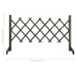 vidaXL Valla de jardín enrejado madera maciza de abeto gris 120x60 cm vidaXL Valla de jardín enrejado madera maciza de abeto gris 120x60 cm