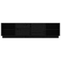 vidaXL Mueble de TV madera maciza de pino negro 156x40x40 cm vidaXL Mueble de TV madera maciza de pino negro 156x40x40 cm