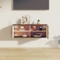 vidaXL Armario de pared madera maciza de pino marrón miel 80x30x30 cm vidaXL Armario de pared madera maciza de pino marrón miel 80x30x30 cm