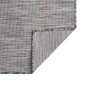 vidaXL Alfombra de exterior de tejido plano marrón y azul 80x150 cm