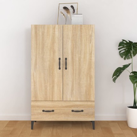 vidaXL Aparador madera contrachapada roble Sonoma 70x31x115 cm