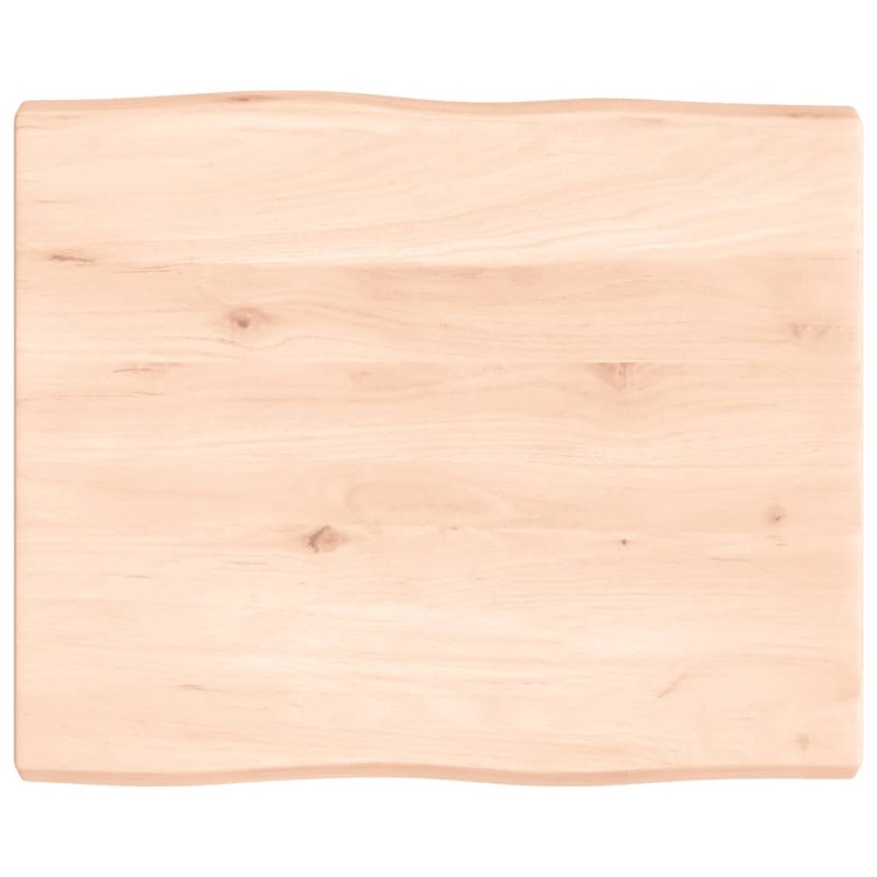vidaXL Tablero de mesa madera maciza borde natural 60x50x(2-4) cm vidaXL Tablero de mesa madera maciza borde natural 60x50x(2-4) cm