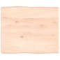 vidaXL Tablero de mesa madera maciza borde natural 60x50x(2-4) cm vidaXL Tablero de mesa madera maciza borde natural 60x50x(2-4) cm