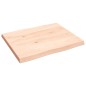 vidaXL Tablero de mesa madera maciza borde natural 60x50x(2-4) cm vidaXL Tablero de mesa madera maciza borde natural 60x50x(2-4) cm