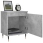 vidaXL Mesitas de noche 2 uds madera gris hormigón 40x30x50 cm vidaXL Mesitas de noche 2 uds madera gris hormigón 40x30x50 cm