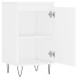 vidaXL Aparador madera de ingeniería blanco 40x35x70 cm vidaXL Aparador madera de ingeniería blanco 40x35x70 cm