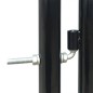 vidaXL Puerta de valla de jardín negra 300x150 cm vidaXL Puerta de valla de jardín negra 300x150 cm