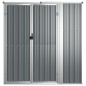 vidaXL Cobertizo herramientas jardín acero galvanizado 161x89x161 cm vidaXL Cobertizo herramientas jardín acero galvanizado 161x89x161 cm