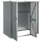 vidaXL Cobertizo herramientas jardín acero galvanizado 161x89x161 cm vidaXL Cobertizo herramientas jardín acero galvanizado 161x89x161 cm
