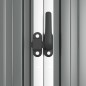 vidaXL Cobertizo herramientas jardín acero galvanizado 161x89x161 cm vidaXL Cobertizo herramientas jardín acero galvanizado 161x89x161 cm