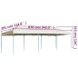 vidaXL Carpa para fiestas pop-up plegable crema 3x9 m vidaXL Carpa para fiestas pop-up plegable crema 3x9 m
