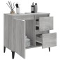 vidaXL Armario de baño madera contrachapada gris Sonoma 65x33x60 cm vidaXL Armario de baño madera contrachapada gris Sonoma 65x33x60 cm