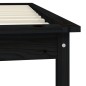 vidaXL Estructura de cama madera maciza de pino negra 90x200 cm vidaXL Estructura de cama madera maciza de pino negra 90x200 cm
