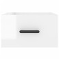 vidaXL Mesitas de noche de pared 2 uds blanco brillo 35x35x20 cm vidaXL Mesitas de noche de pared 2 uds blanco brillo 35x35x20 cm