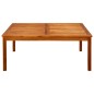 vidaXL Mesa de centro de jardín madera maciza de acacia 110x110x45 cm vidaXL Mesa de centro de jardín madera maciza de acacia 110x110x45 cm