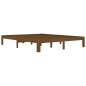 vidaXL Estructura de cama madera maciza pino marrón miel 160x200 cm vidaXL Estructura de cama madera maciza pino marrón miel 160x200 cm