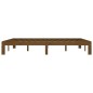 vidaXL Estructura de cama madera maciza pino marrón miel 160x200 cm vidaXL Estructura de cama madera maciza pino marrón miel 160x200 cm