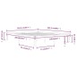 vidaXL Estructura de cama madera maciza pino marrón miel 160x200 cm vidaXL Estructura de cama madera maciza pino marrón miel 160x200 cm