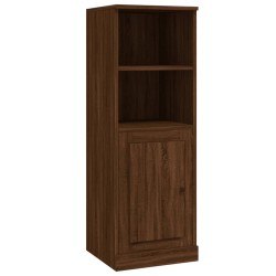 vidaXL Aparador alto madera contrachapada roble marrón 36x35,5x103,5cm