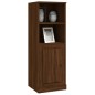 vidaXL Aparador alto madera contrachapada roble marrón 36x35,5x103,5cm vidaXL Aparador alto madera contrachapada roble marrón 36x35,5x103,5cm