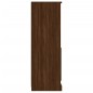 vidaXL Aparador alto madera contrachapada roble marrón 36x35,5x103,5cm vidaXL Aparador alto madera contrachapada roble marrón 36x35,5x103,5cm