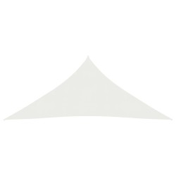 vidaXL Toldo de vela blanco HDPE 160 g/m² 5x6x6 m