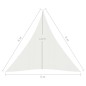 vidaXL Toldo de vela blanco HDPE 160 g/m² 5x6x6 m vidaXL Toldo de vela blanco HDPE 160 g/m² 5x6x6 m