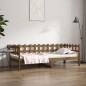 vidaXL Sofá cama madera maciza de pino marrón miel 90x200 cm vidaXL Sofá cama madera maciza de pino marrón miel 90x200 cm