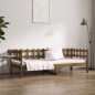 vidaXL Sofá cama madera maciza de pino marrón miel 90x200 cm vidaXL Sofá cama madera maciza de pino marrón miel 90x200 cm