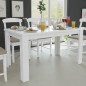 vidaXL Mesa de comedor blanca 140x80x75 cm vidaXL Mesa de comedor blanca 140x80x75 cm