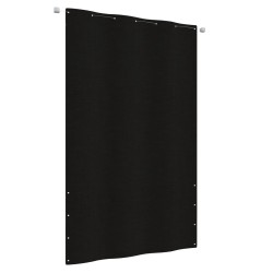 vidaXL Toldo pantalla para balcón de tela oxford negro 140x240 cm