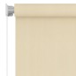 vidaXL Persiana enrollable de exterior HDPE crema 60x140 cm
