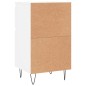 vidaXL Aparador madera de ingeniería blanco 40x35x70 cm vidaXL Aparador madera de ingeniería blanco 40x35x70 cm