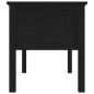 vidaXL Mesa de centro de madera maciza de pino negra 102x49x55 cm vidaXL Mesa de centro de madera maciza de pino negra 102x49x55 cm
