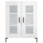 vidaXL Aparador alto madera contrachapada blanco brillo 69,5x34x180 cm vidaXL Aparador alto madera contrachapada blanco brillo 69,5x34x180 cm