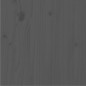 vidaXL Estructura de cama madera maciza de pino gris 90x200 cm