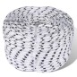 vidaXL Cuerda trenzada poliéster 8 mm 250 m blanco vidaXL Cuerda trenzada poliéster 8 mm 250 m blanco