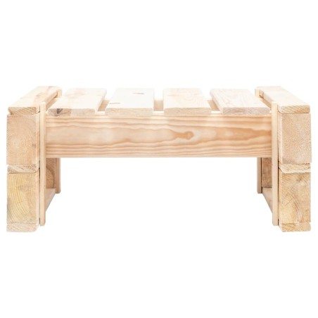 vidaXL Otomana de palés para jardín madera