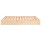 vidaXL Estructura de cama de matrimonio madera maciza 135x190 cm vidaXL Estructura de cama de matrimonio madera maciza 135x190 cm