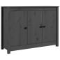 vidaXL Aparador de madera maciza de pino gris 100x35x74 cm vidaXL Aparador de madera maciza de pino gris 100x35x74 cm