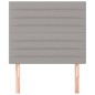 vidaXL Cabeceros 2 unidades de tela gris claro 90x5x78/88 cm vidaXL Cabeceros 2 unidades de tela gris claro 90x5x78/88 cm
