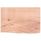vidaXL Estante de pared madera de roble tratada marrón claro 60x40x2cm vidaXL Estante de pared madera de roble tratada marrón claro 60x40x2cm