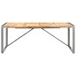 vidaXL Mesa de comedor madera maciza de mango rugosa 200x100x75 cm vidaXL Mesa de comedor madera maciza de mango rugosa 200x100x75 cm