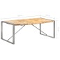 vidaXL Mesa de comedor madera maciza de mango rugosa 200x100x75 cm vidaXL Mesa de comedor madera maciza de mango rugosa 200x100x75 cm